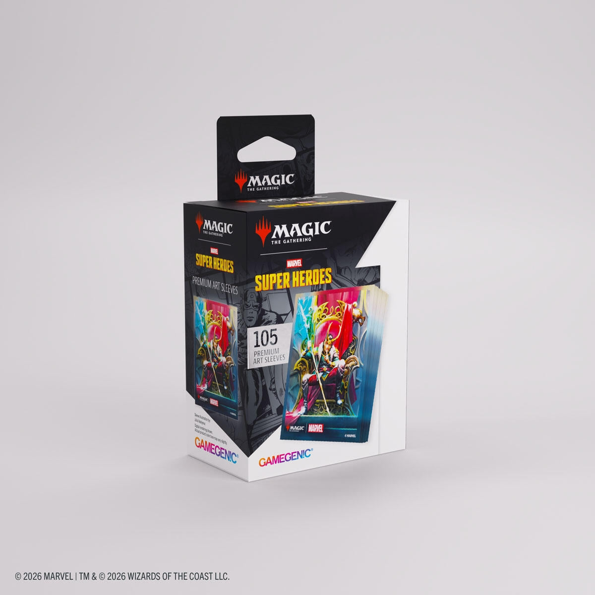 Image for Magic: The Gathering Marvel Superheroes Premium Art Sleeves - Loki Laufeyson - Card Sleeves