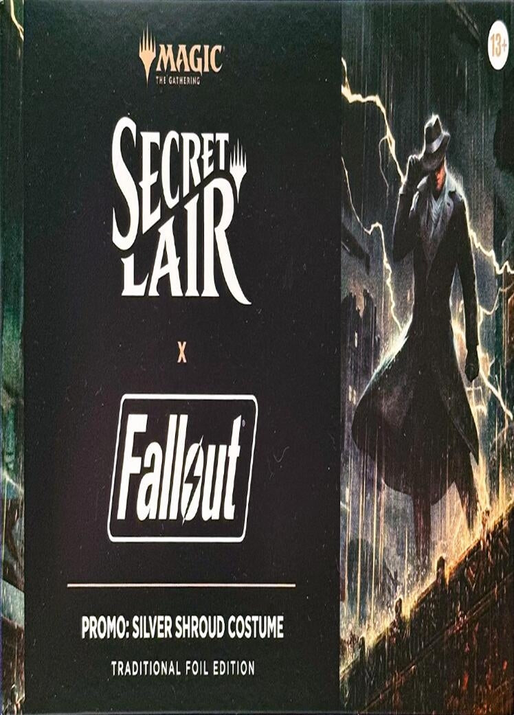 Image for Secret Lair Drop: Secret Lair x Fallout: Promo - Silver Shroud Costume - Traditional Foil Edition - Magic: The Gathering