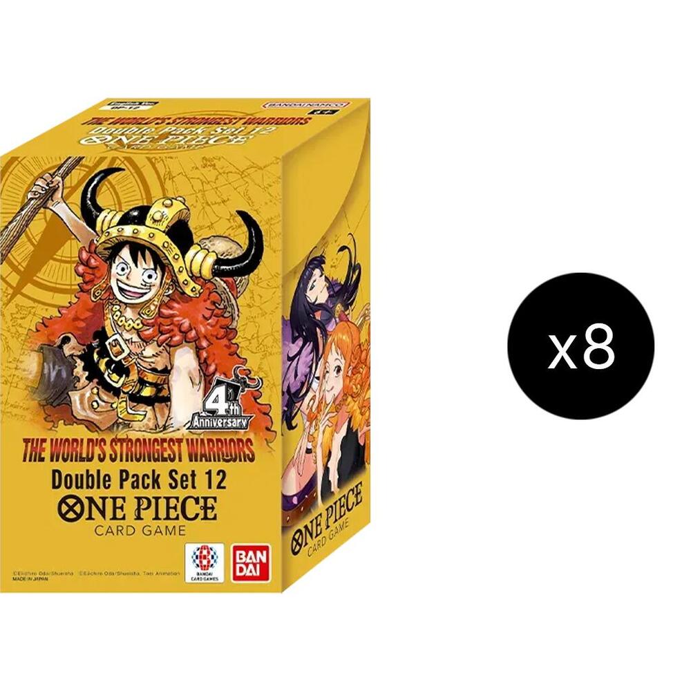 One Piece TCG: The World's Strongest Warriors Double Pack Set Vol. 12 Display (DP-12)