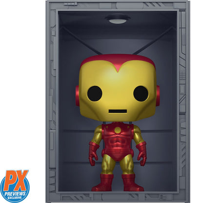 Funko Pop! Deluxe Marvel Iron Man Hall of Armor: Iron Man Model 4 Vinyl Figure #1036