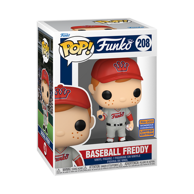 Funko Pop Freddy Funko Baseball Freddy #208 Exclusive Vinyl Figure