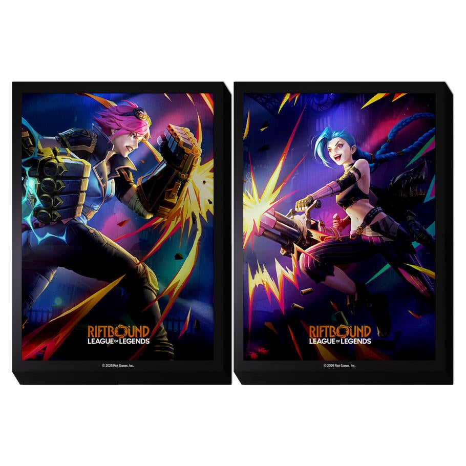 Image for Riftbound: League of Legends Sleeves - Vi vs Jinx - Card Sleeves