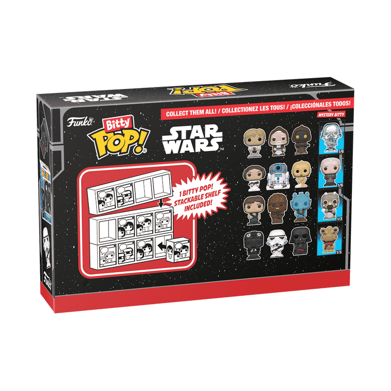 Funko Bitty Pop! Star Wars Han Solo Mini-Figure 4-Pack Series 3