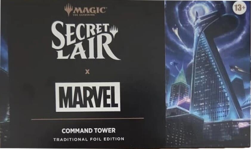 Image for Secret Lair Drop: Secret Lair x Marvel - Command Tower - Traditional Foil Edition - Magic: The Gathering