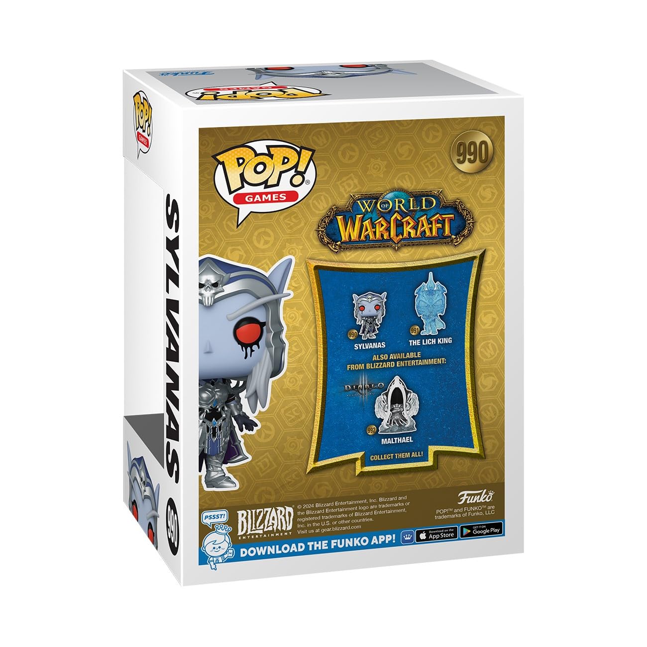 Funko Pop! World of Warcraft: Sylvanas Vinyl Figure #990