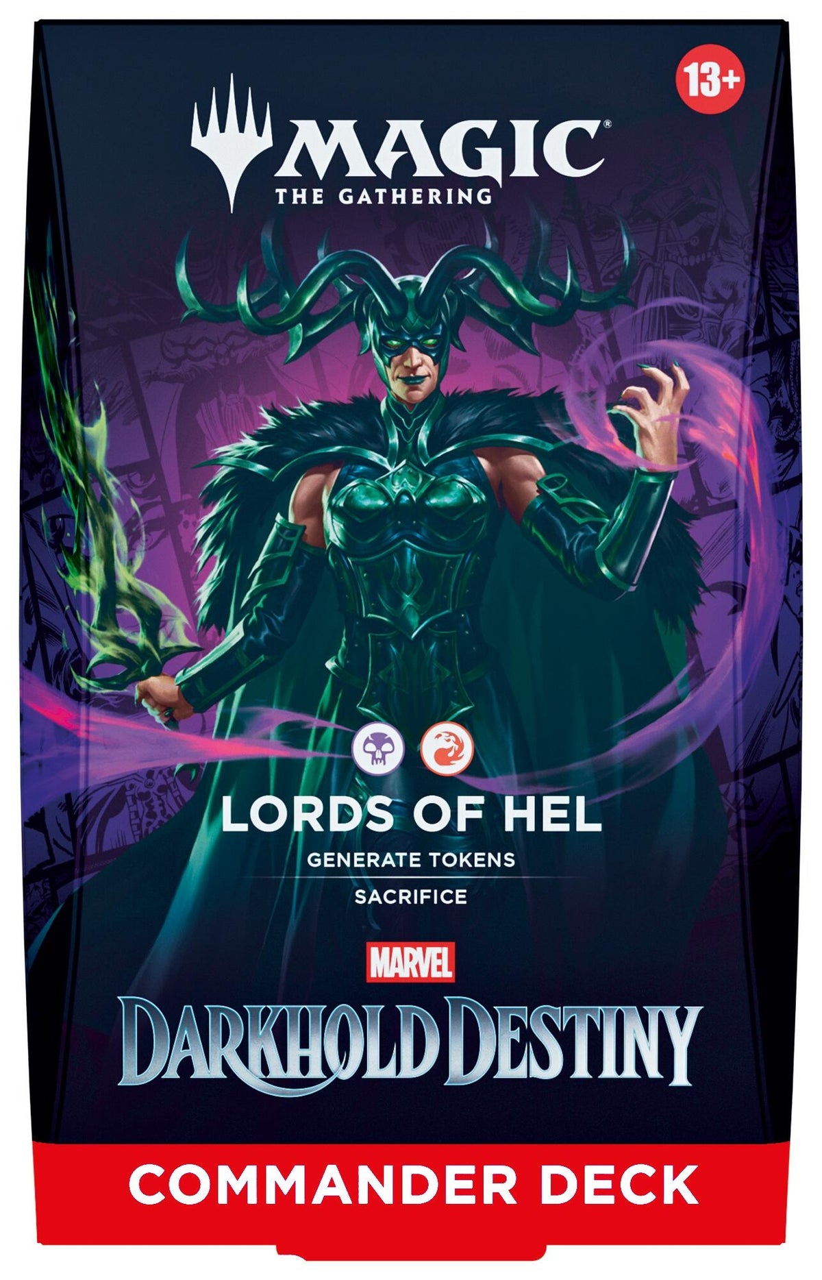 Image for Marvel: Darkhold Destiny Commander Deck - Lords of Hel - Magic: The Gathering