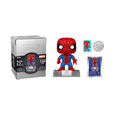 Funko Pop! Marvel Classics Spider-Man (Funko 25th Anniversary) Box