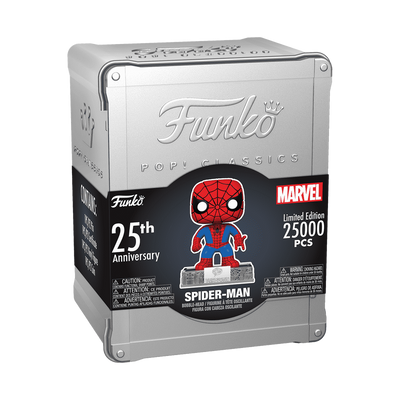 Funko Pop! Marvel Classics Spider-Man (Funko 25th Anniversary) Box
