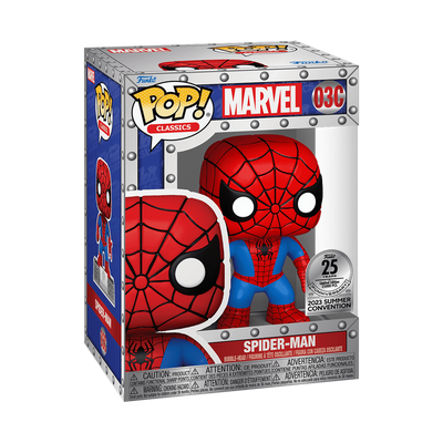 Funko Pop! Marvel Classics Spider-Man (Funko 25th Anniversary) Box