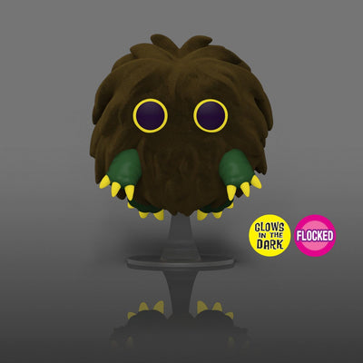 Funko Pop! Yu-Gi-Oh! Kuriboh Flocked Glow in the Dark AAA Exclusive Vinyl Figure #1455