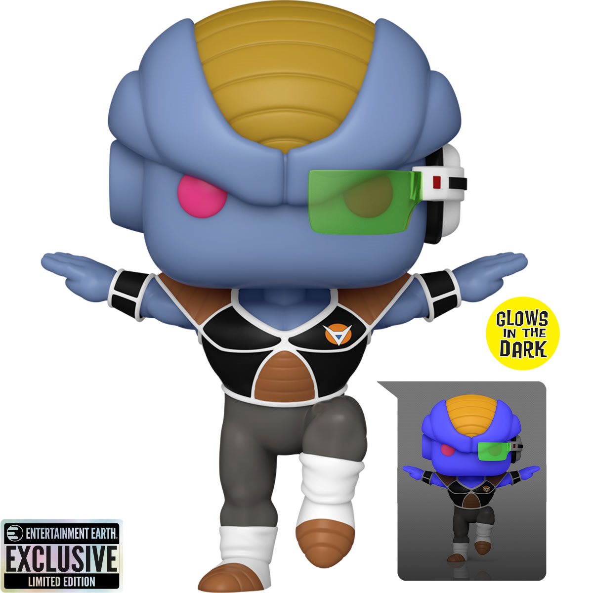 Funko Pop! Dragon Ball Z: Burter Glow in the Dark EE Exclusive Vinyl Figure #1494