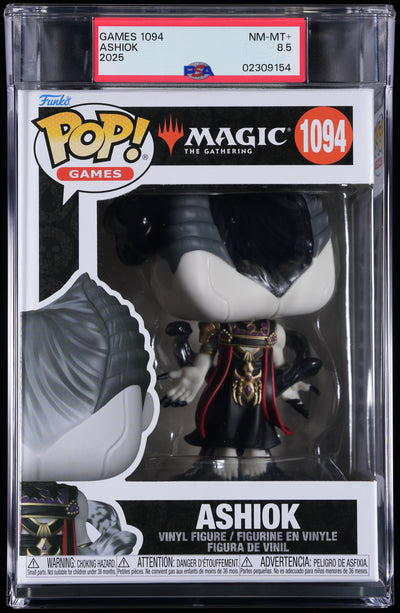 Funko Pop! PSA Graded Magic The Gathering: Ashiok PSA Graded 8.5 NM-MT+ Vinyl Figure #1094 Cert #02309154
