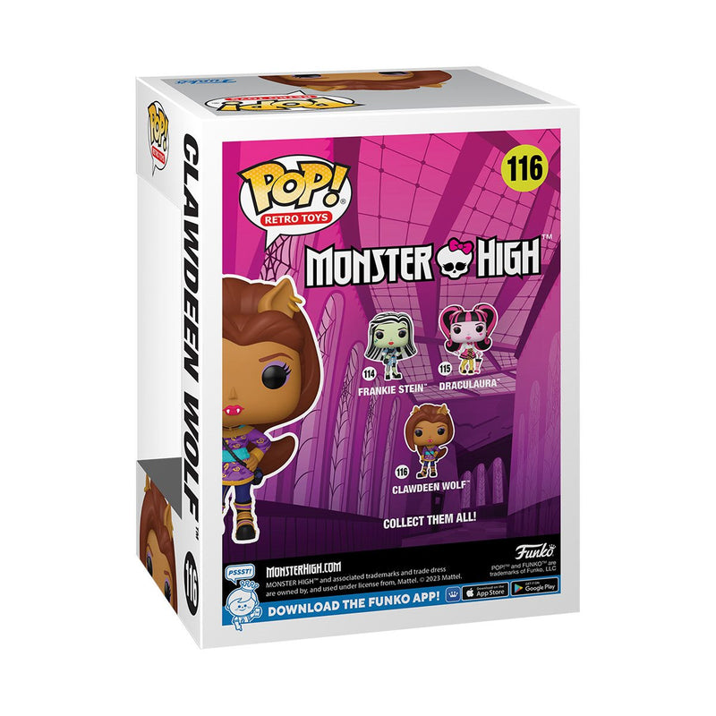 Funko Pop! Retro Toys Monster High: Clawdeen Wolf Vinyl Figure