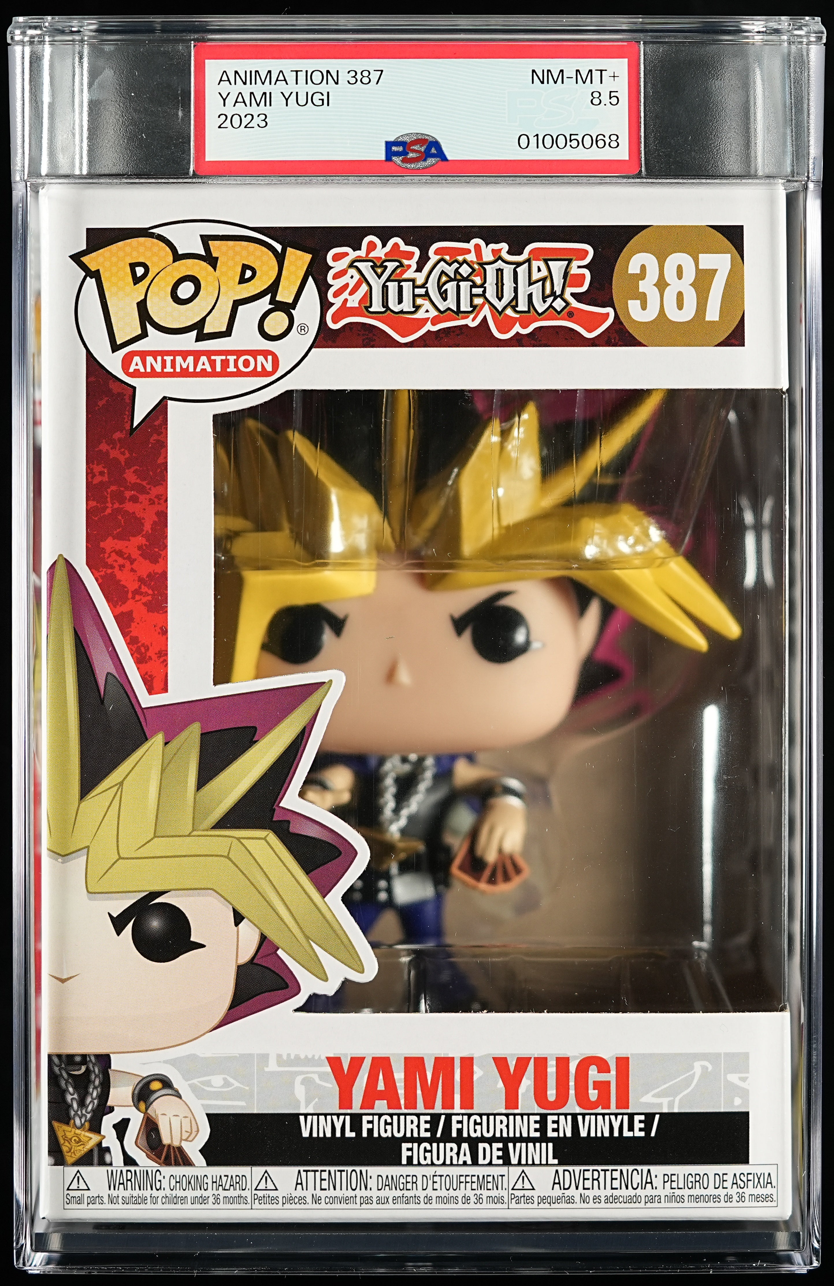 Funko Pop! Yu-Gi-Oh: Yami Yugi PSA Graded Vinyl Figure #387 Cert #01005068