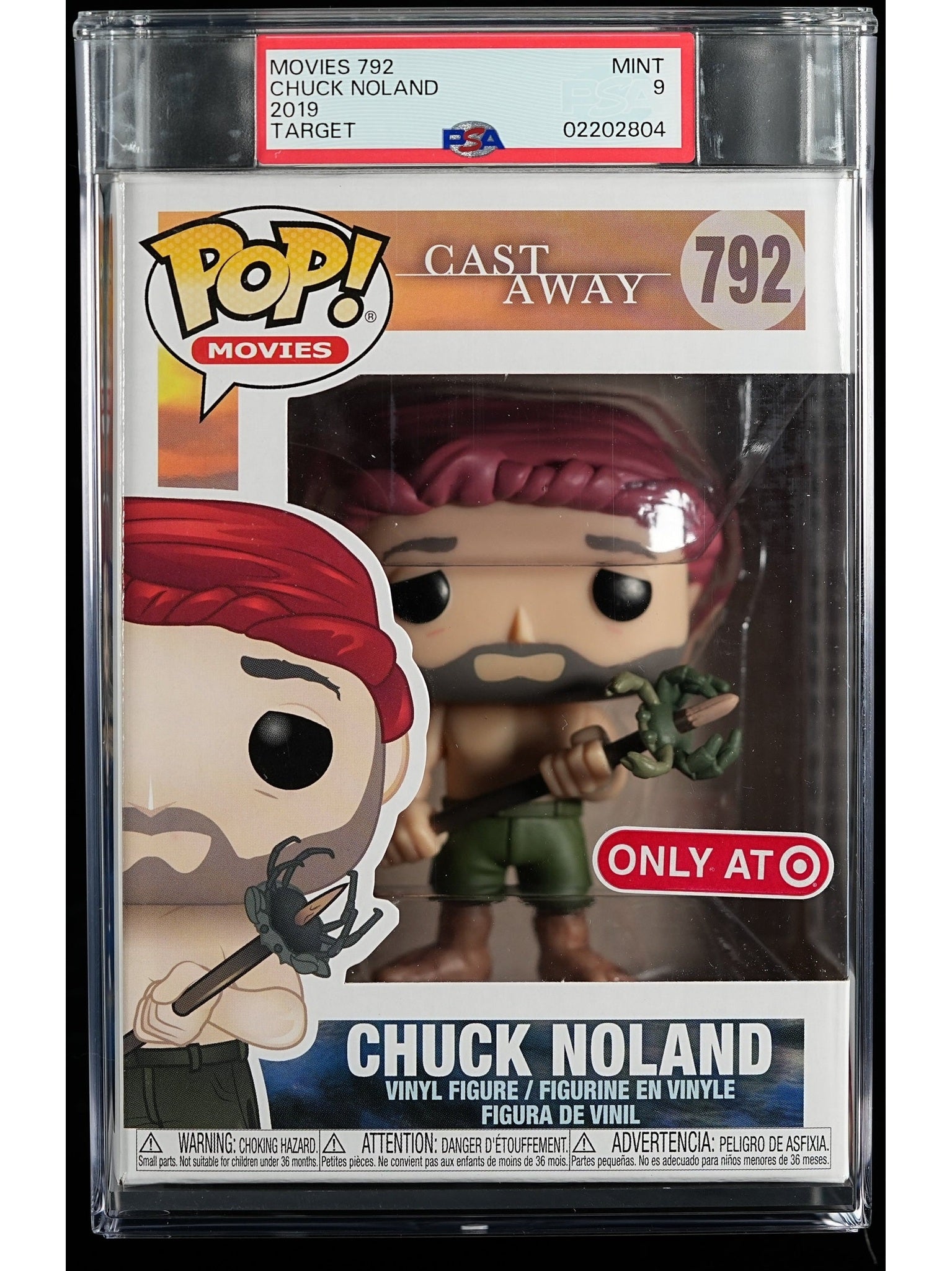 Funko Pop! Cast Away: Chuck Noland PSA Graded Vinyl Figure #792