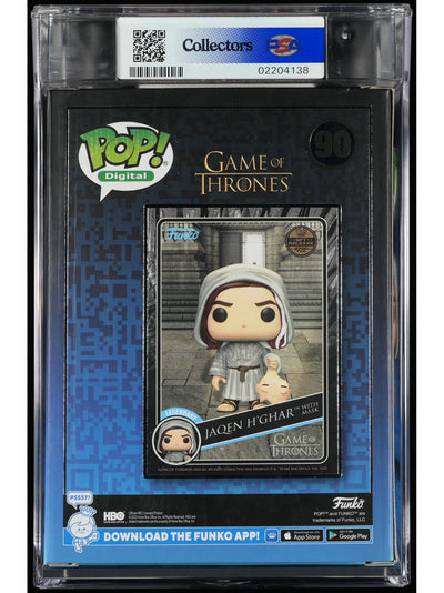 Funko Pop! Game of Thrones: Jaqen H'ghar with Mask PSA Graded Vinyl Figure #90 Cert #02204138