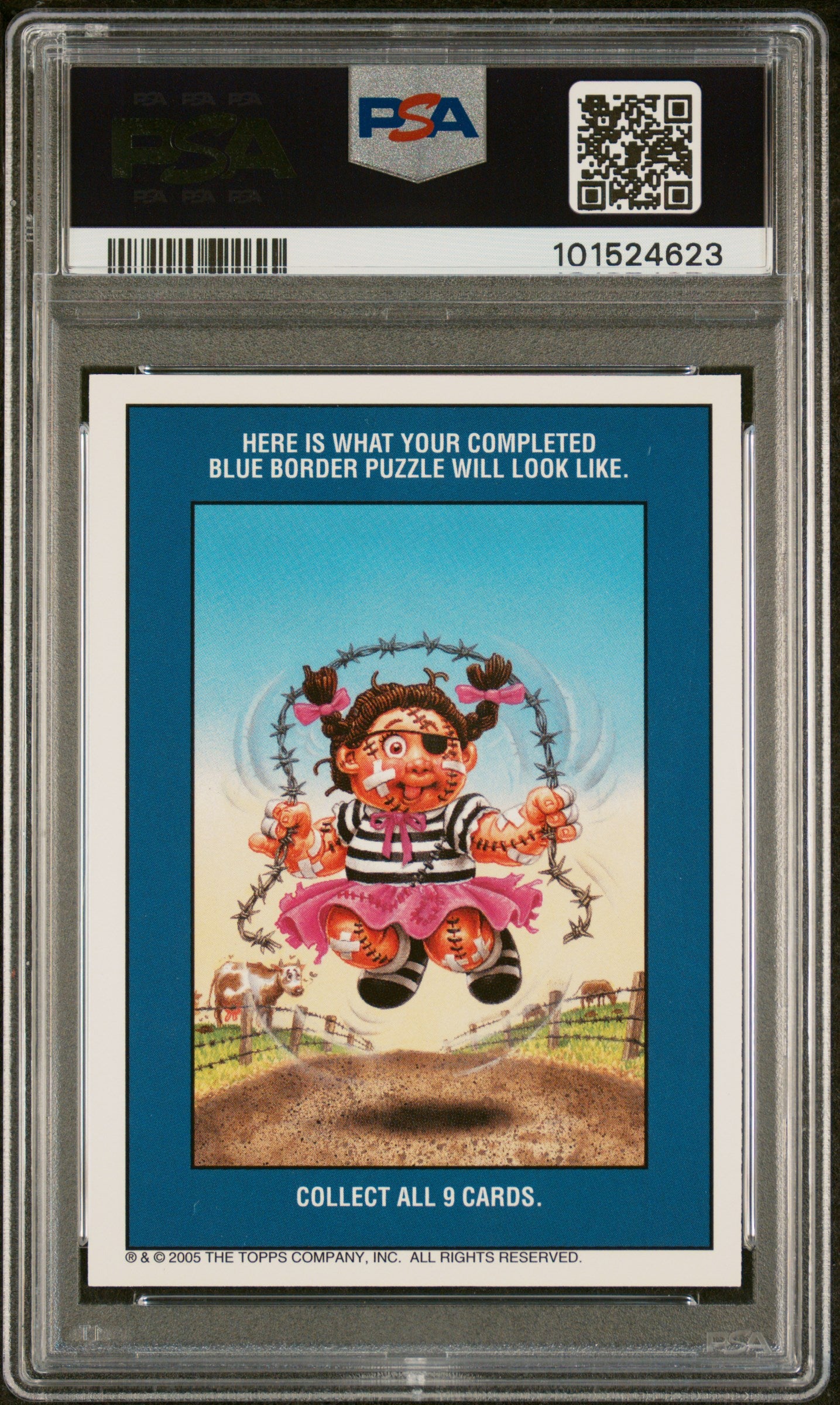 Garbage Pail Kids Stickers Series 4 6B Impaled Dale PSA 9 MINT Cert #101524623