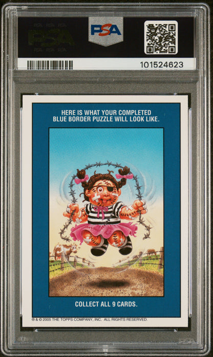 Garbage Pail Kids Stickers Series 4 6B Impaled Dale PSA 9 MINT Cert #101524623