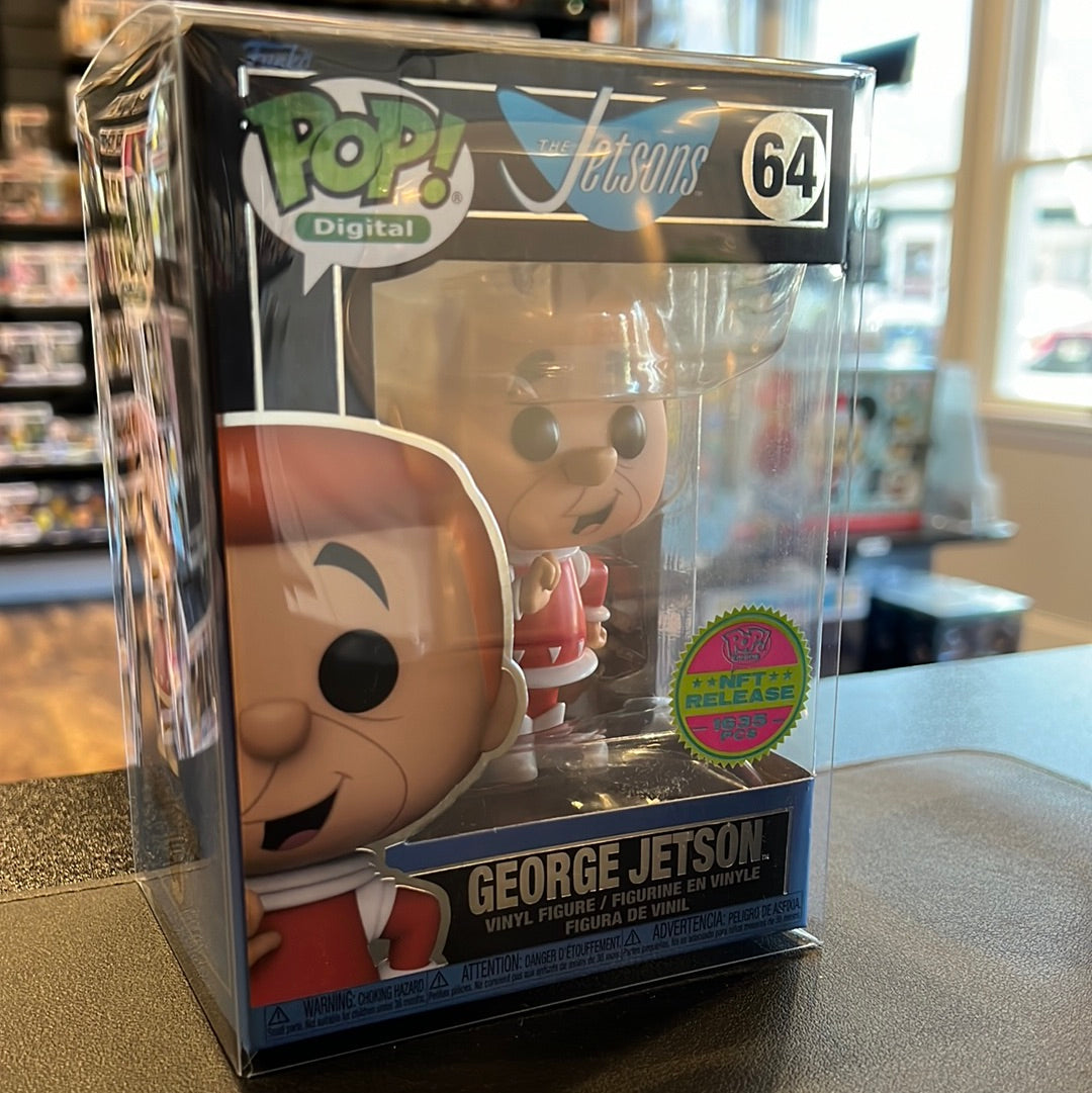 Funko Pop! Digital The Jetsons: George Jetson #64 Physical Redemption Vinyl Figure