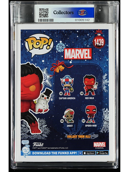 Funko Pop! Marvel: Red Hulk PSA Graded Vinyl Figure #1439 Cert #01005142