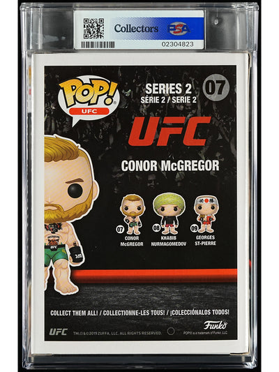 Funko Pop! UFC: Conor McGregor PSA Graded Vinyl Figure #07 Cert #02304823