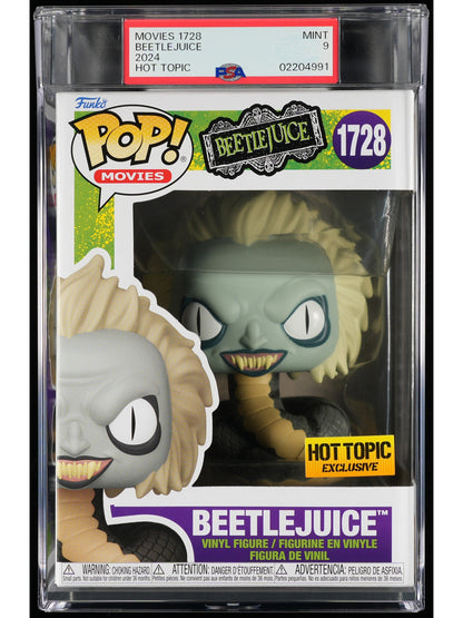 Funko Pop! Beetlejuice: Beetlejuice PSA Graded Vinyl Figure #1728 Cert #02204991