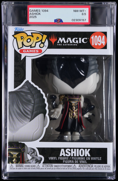 Funko Pop! PSA Graded Magic The Gathering: Ashiok PSA Graded 8.5 NM-MT+ Vinyl Figure #1094 Cert #02309157