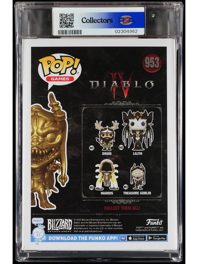 Funko Pop! Diablo IV: Treasure Goblin PSA Graded Vinyl Figure #953 Cert #02304962