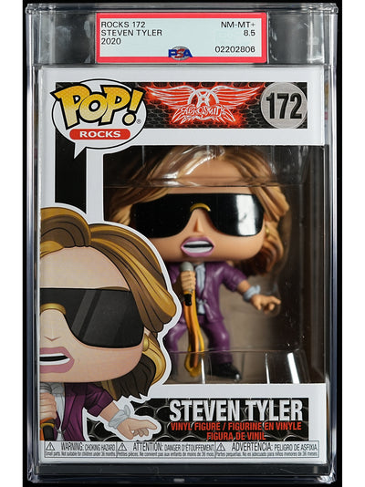 Funko Pop! Aerosmith: Steven Tyler PSA Graded Vinyl Figure #172 Cert #02202806