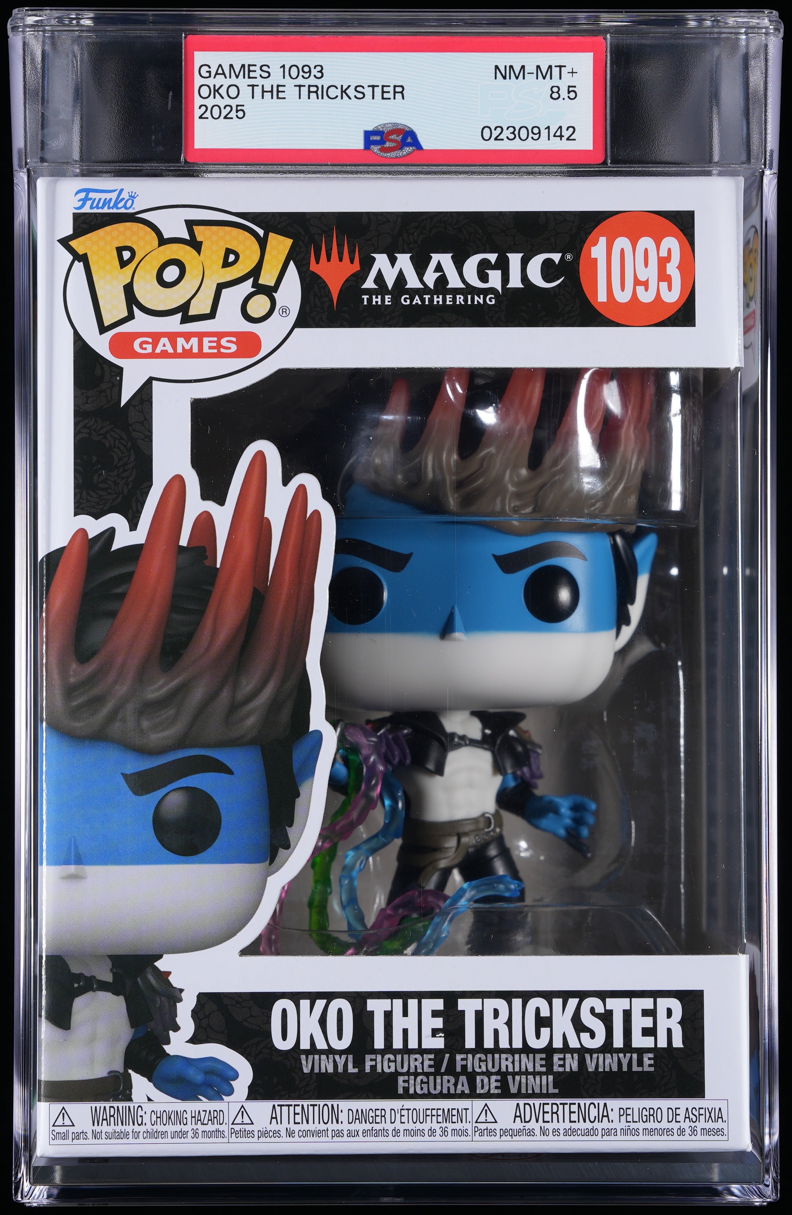 Funko Pop! PSA Graded Magic The Gathering: Oko The Trickster PSA Graded 8.5 NM-MT+ Vinyl Figure #1093 Cert #02309142