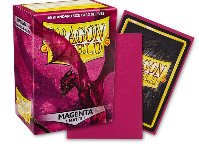 Dragon Shield Sleeves: Standard Matte Magenta (100 ct)