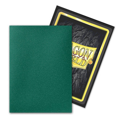 Dragon Shield: Dual Matte Standard Sleeves - Power Green (100-Pack)