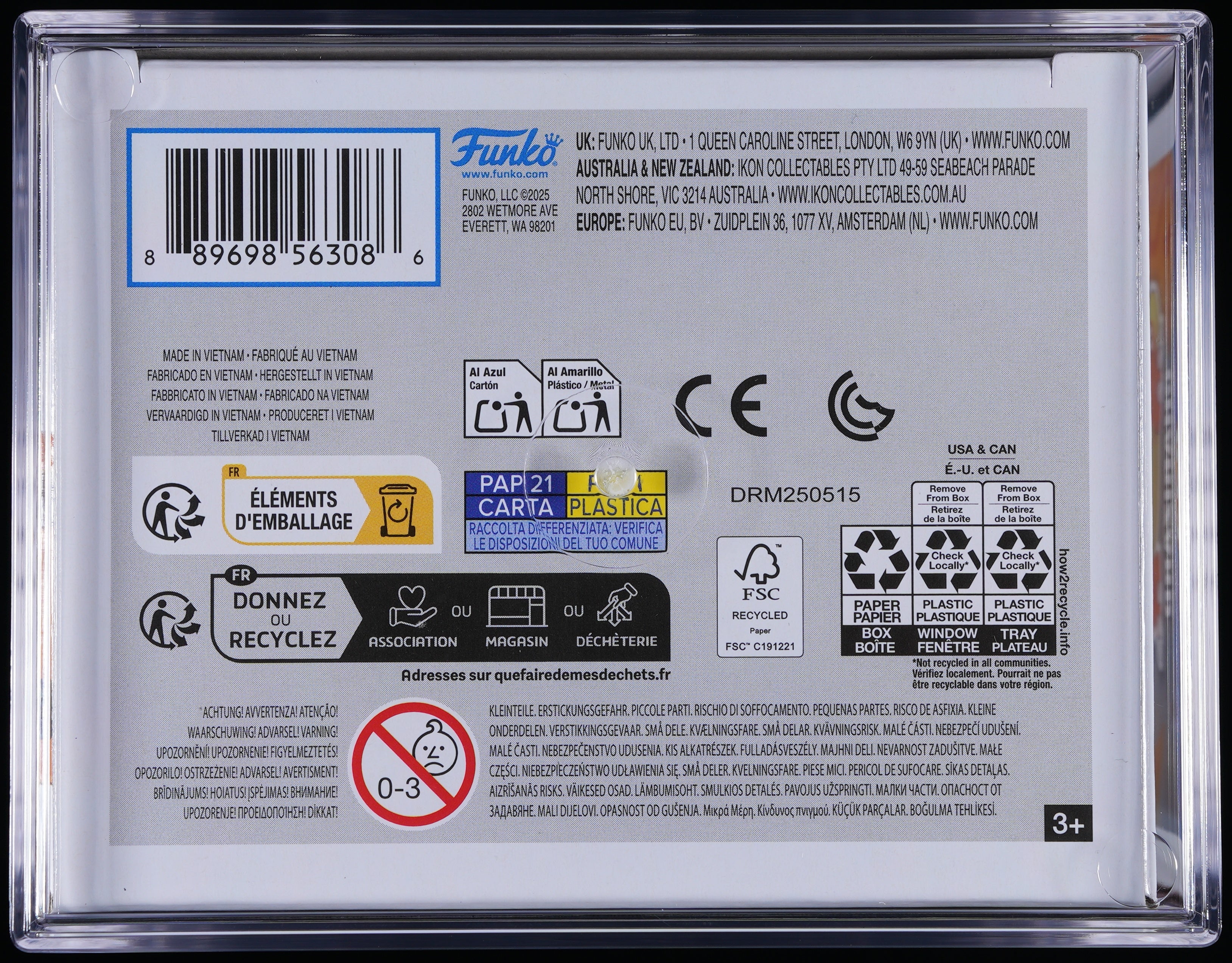 Funko Pop! PSA Graded Pokemon: Charizard PSA Graded 9 MINT Vinyl Figure #843 Cert #02009556