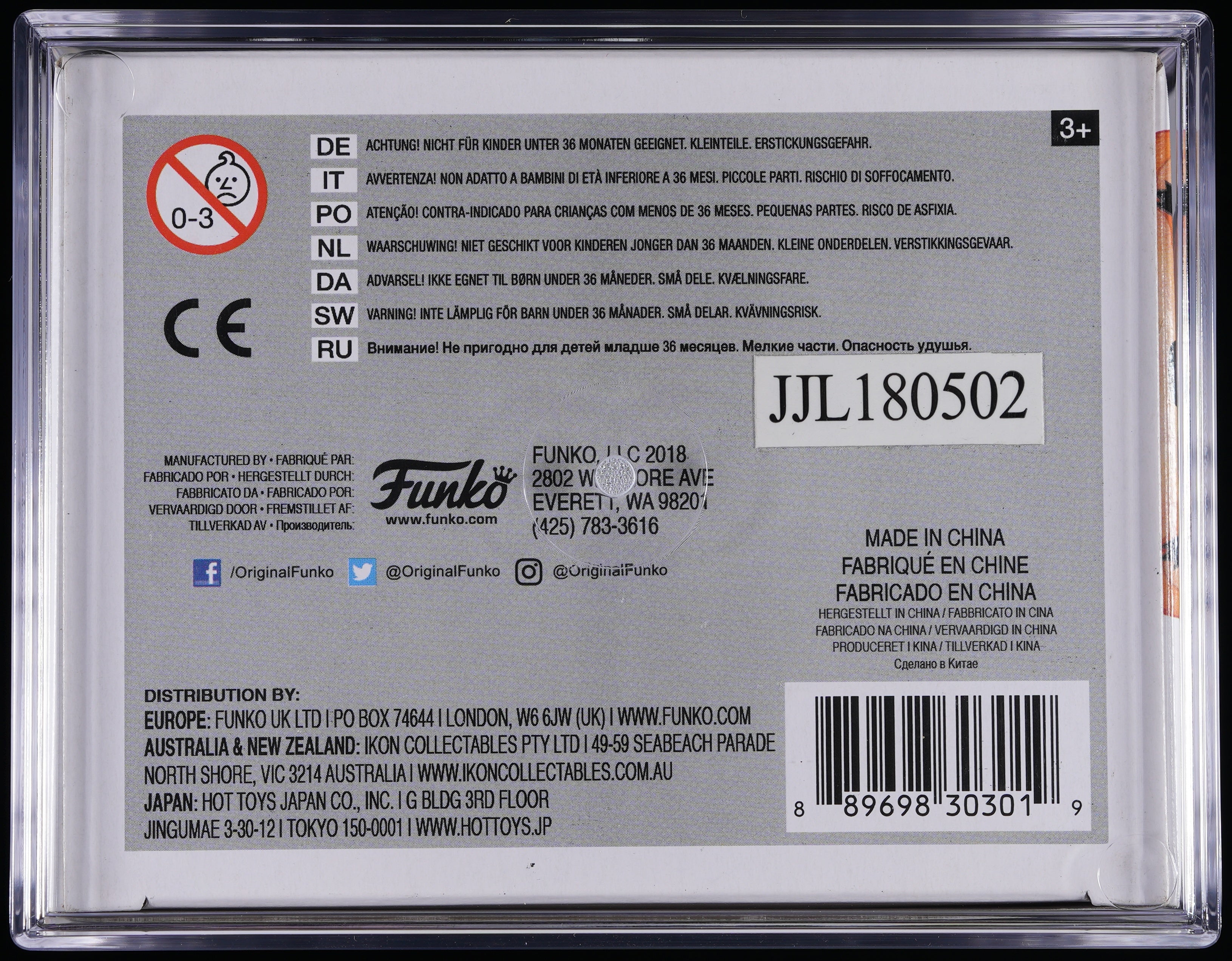 Funko Pop! PSA Graded The Banana Splits: Bingo (2018 Summer Convention) PSA Graded 8.5 NM-MT+ Vinyl Figure #631 Cert #01008919