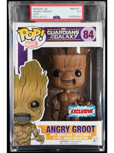 Funko Pop! Guardians of the Galaxy: Angry Groot PSA Graded Vinyl Figure #84