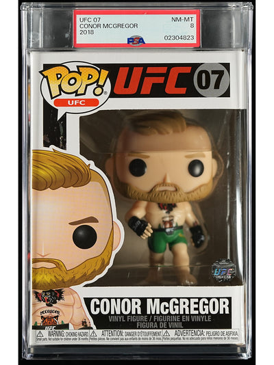 Funko Pop! UFC: Conor McGregor PSA Graded Vinyl Figure #07 Cert #02304823
