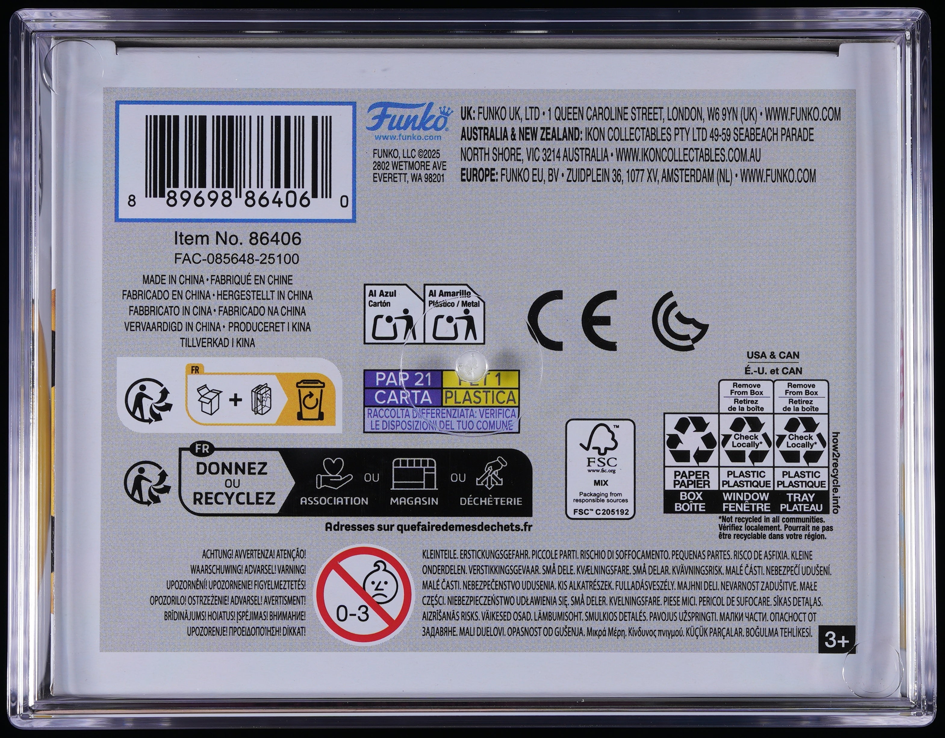 Funko Pop! PSA Graded The Simpsons: Homer Simpson PSA Graded 9 MINT Vinyl Figure #1737 Cert #02210564