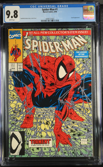 Marvel Comics: Spider-Man 1 8/90 CGC 9.8 Cert #4499727003