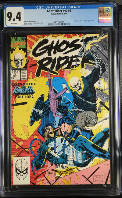 Marvel Comics: Ghost Rider v2 #5 9/90 CGC 9.4 Cert #4499727011