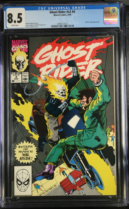 Marvel Comics: Ghost Rider v2 #4 8/90 CGC 8.5 Cert #4499727012