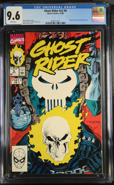 Marvel Comics: Ghost Rider v2 #6 10/90 CGC 9.6 Cert #4499727013