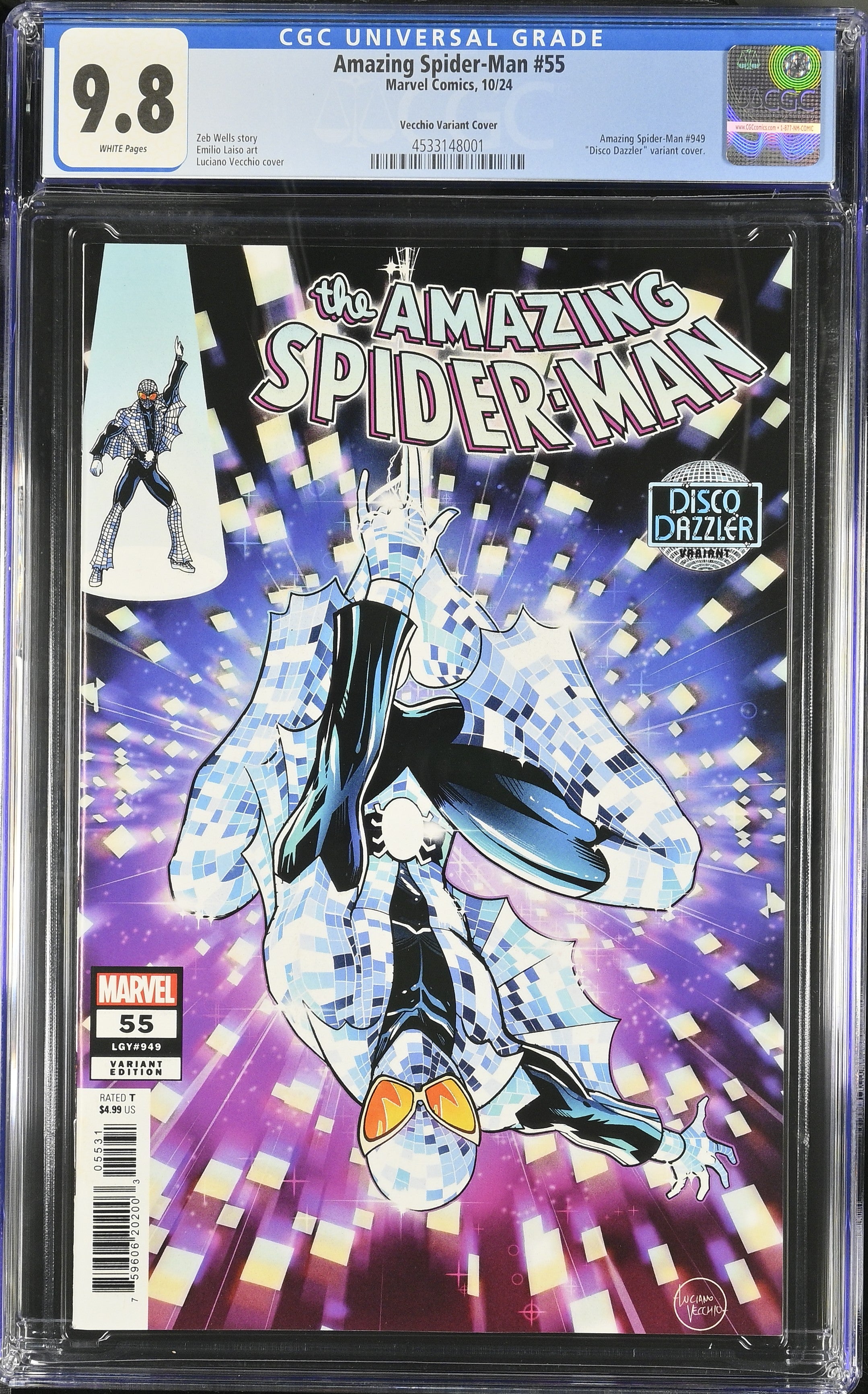 Marvel Comics: Amazing Spider-Man 55 10/24 CGC 9.8 Cert