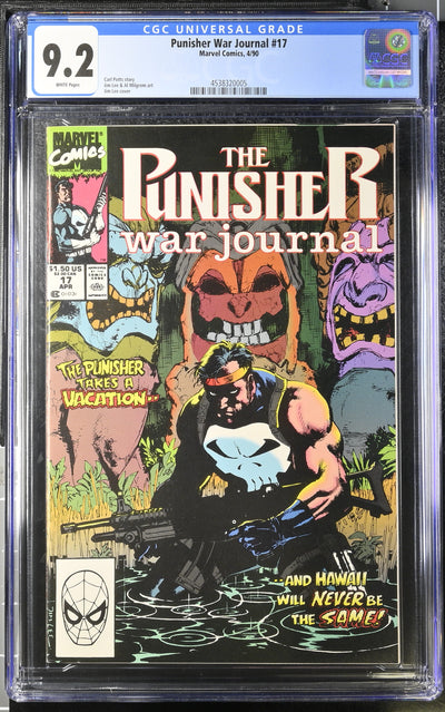 Marvel Comics: Punisher War Journal 17 4/90 CGC 9.2 Cert #4538320005