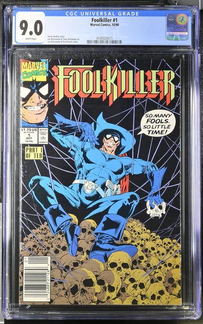 Marvel Comics: Foolkiller 1 10/90 CGC 9.0 Cert #4538320015