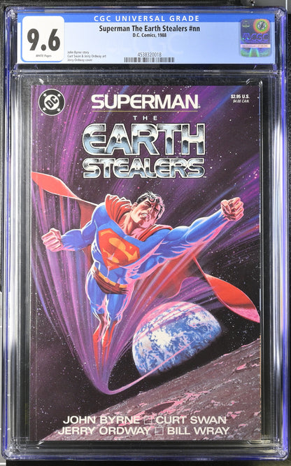 DC Comics: Superman The Earth Stealers nn 1988 CGC 9.6 Cert #4538320018