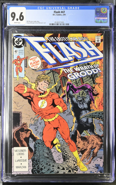 DC Comics: Flash 47 2/91 CGC 9.6 Cert #4538321005