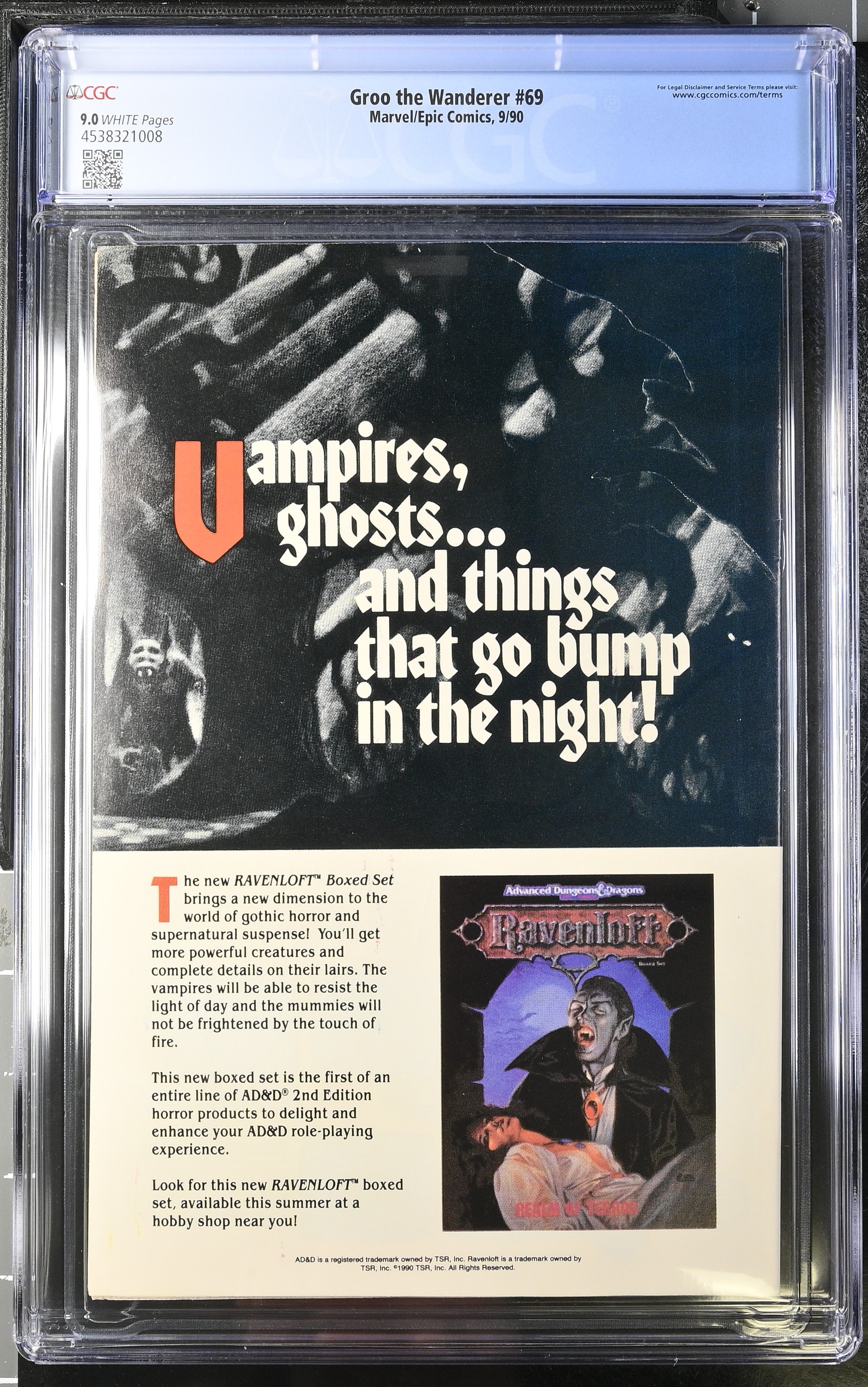 Marvel Comics: Groo the Wanderer 69 9/90 CGC 9.0 Cert #4538321008