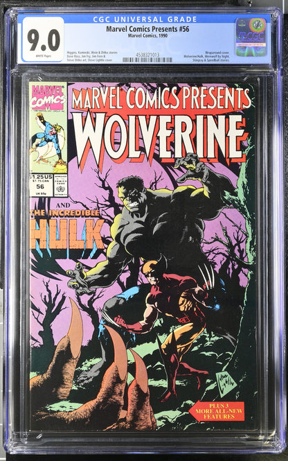 Marvel Comics: Marvel Comics Presents 56 1990 CGC 9.0 Cert #4538321013