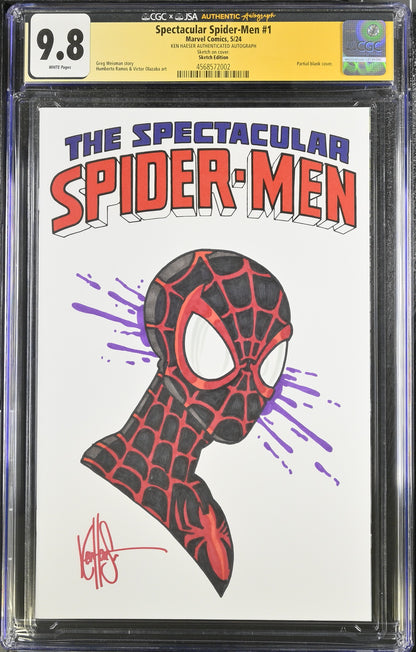 Marvel Comics: Spectacular Spider-Men 1 5/24 CGC 9.8 Cert #4568572002