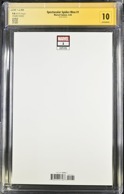Marvel Comics: Spectacular Spider-Men 1 5/24 CGC 9.8 Cert #4568572002